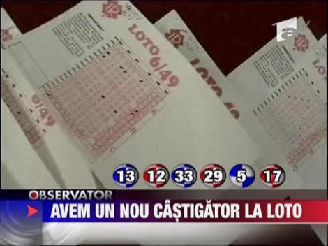 Avem un nou castigator la Loto 6/49