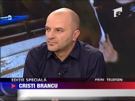 Cristi Brancu nu vrea asistenta tv