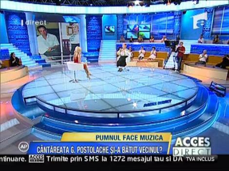 Geta Apostolache, acuzata ca si-a batut vecinul