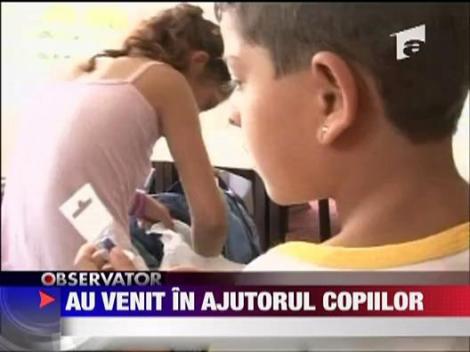 Au venit in ajutorul copiilor