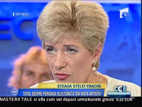 Stela Enache: "Nu voi mai canta niciodata"