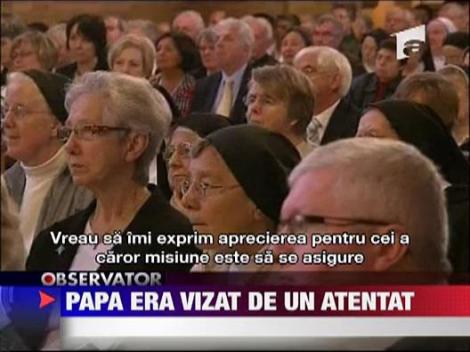 Papa Benedict al XVI-lea, vizat de un atentat