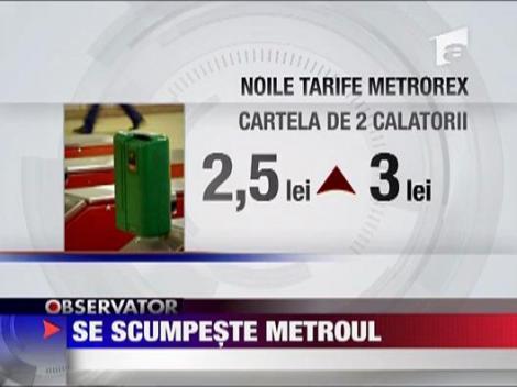 Se scumpeste metroul