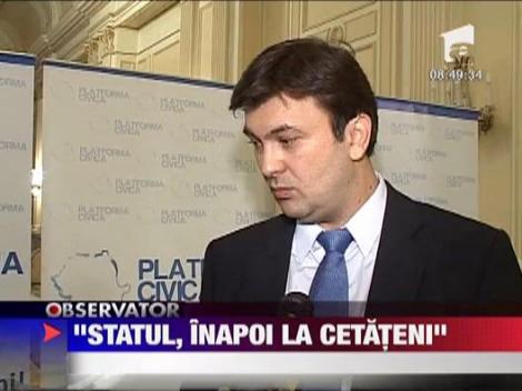 "Statul, inapoi la cetateni"