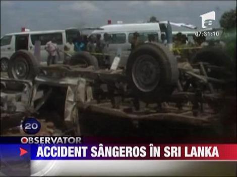 Accident sangeros in Sri Lanka