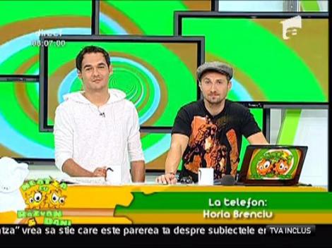 Horia Brenciu in direct prin telefon