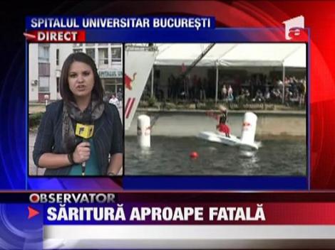 Tanara ranita la un concurs de sarituri in Dambovita, in stare grava