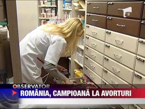 Romania, campioana avorturilor