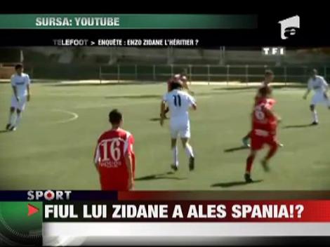 Fiul lui Zidane a ales Spania?!