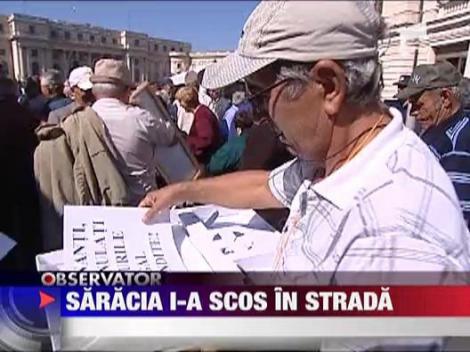 Romanii au incercat sa intre cu forta in Guvern