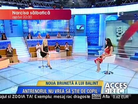 Gabi Balint are o noua iubita si nu vrea sa stie de copil