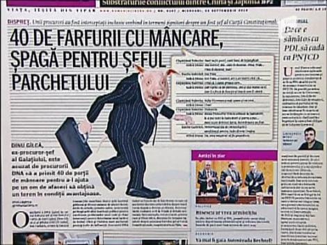 Spaga pentru seful parchetului