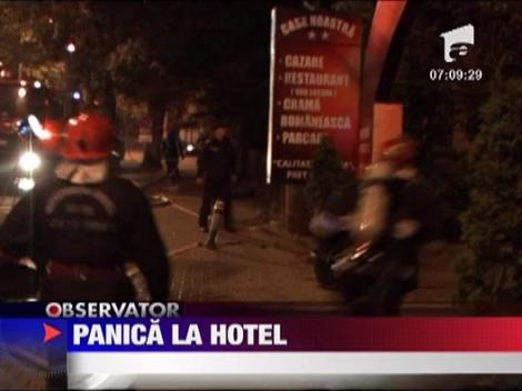 Incendiu la un hotel in Sinaia