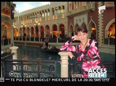 Adriana Antoni a facut para-sailing in Antalya