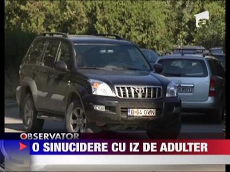 O sinucidere cu iz de adulter