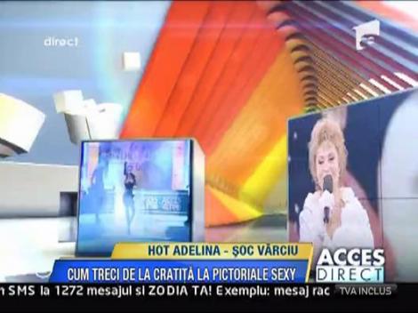 Adelina a pozat sexy, Liviu a ramas socat