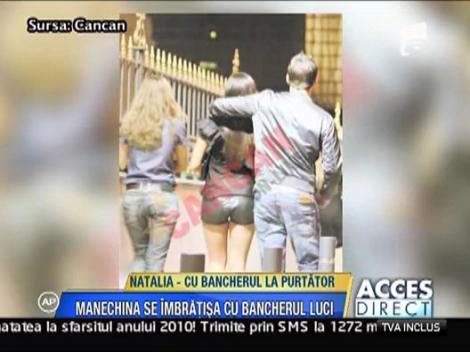 Natalia Mateut, imbratisata de bancherul Luci