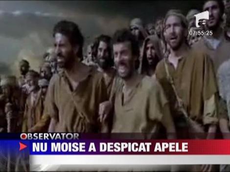 Nu Moise a despartit apele, ci vantul