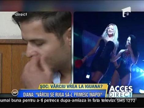 Diana: "Liviu Varciu se ruga sa-l primesc inapoi"