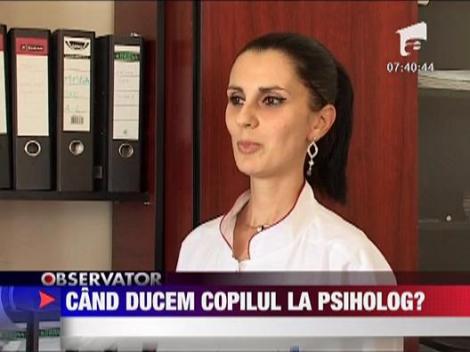 Felicia: Cand ducem copilul la psiholog?