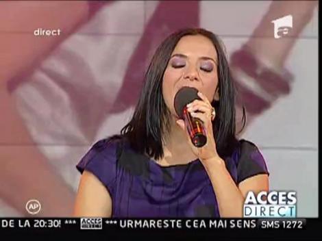 Analia Selis a cantat la Acces Direct