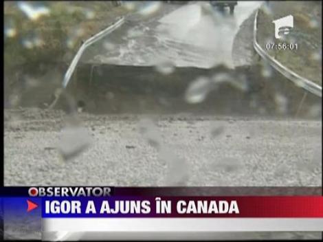 Uraganul Igor a ajuns in Canada