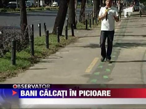 Bani calcati in picioare de Primarie