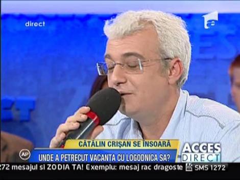 Catalin Crisan nu-si neglijeaza copiii pe care ii are cu fosta sotie