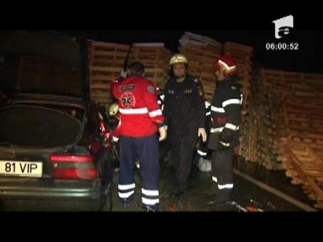 Grav accident pe Drumul European 85