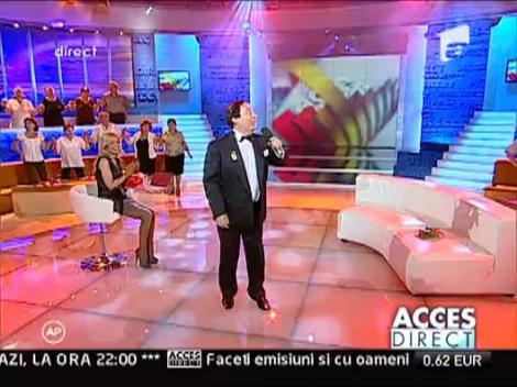 Teodor Munteanu a cantat la Acces Direct