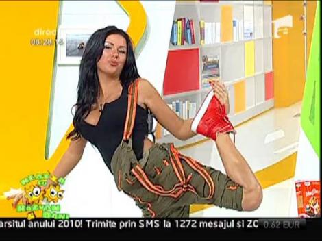 Daniela Crudu pentru prima oara in tenesi la Neatza