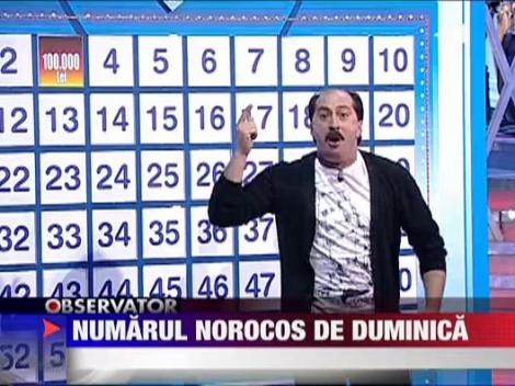 Numarul norocos de duminica