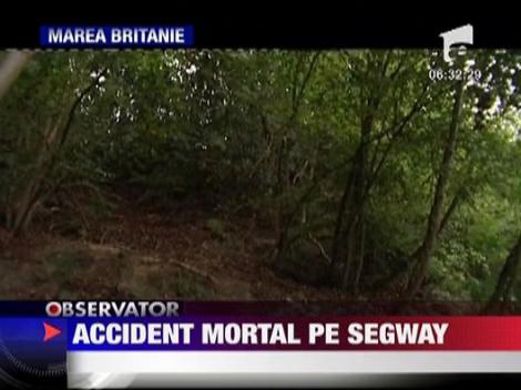 Accident mortal pe Segway