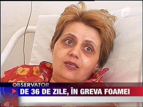 De 36 de zile, in greva foamei