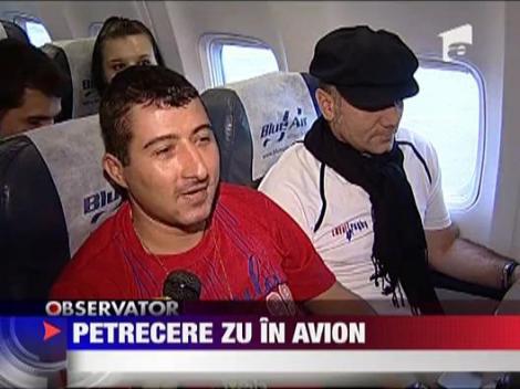 Petrecere ZU in avion