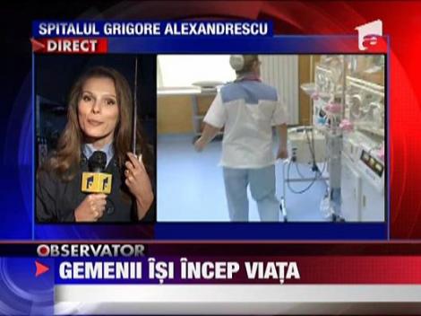 Gemenii de la Maternitatea Giulesti isi incep viata!