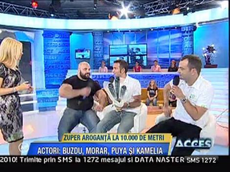 Trei "gorile" pline de muschi au venit dupa Buzdugan, care a fugit ingrozit