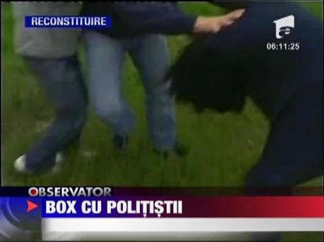 Cuplu de politisti batut in spalatoria auto