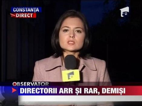 Drectorii ARR si RAR, demisi
