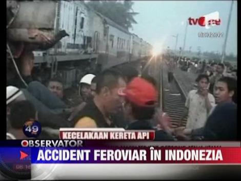Accident feroviar in Indonezia