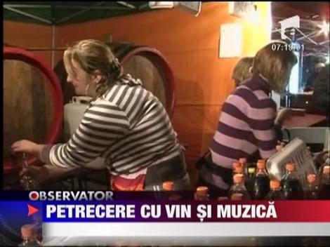 Petrecere cu vin si muzica