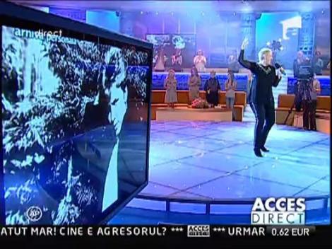 Silvia Dumitrescu a cantat la Acces Direct