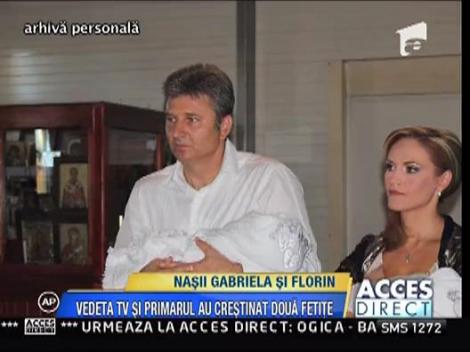 Gabriela Firea si Florin Pandele au botezat doua gemene