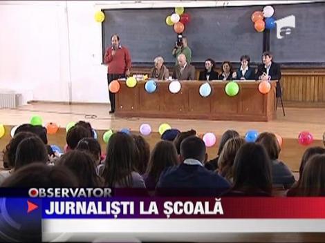 Jurnalisti la scoala