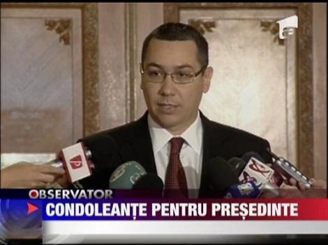 Condoleante pentru presedinte