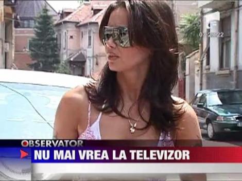 Oana Zavoranu nu mai vrea la Tv