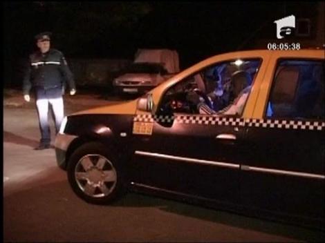 Taximetrist batut in Gorj