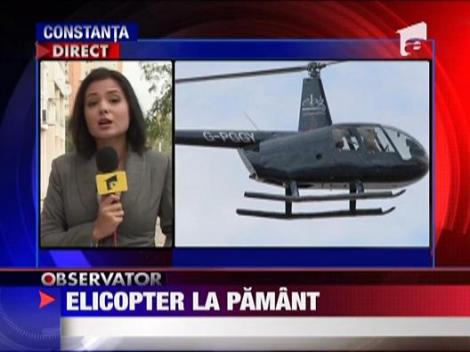 Elicopter la pamant in Tulcea