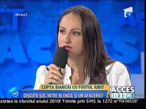 Bianca, unui fost iubit: "Nu ma f...t cu tine, nu vreau sa ma f...t cu tine"