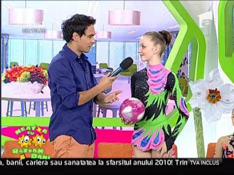 Irina Deleanu si lotul olimpic de gimnastica la Neatza